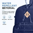thumbnail image 6 of DAKIMOE Travel Backpack for Women Men Laptop Backpack with Computer Compartment Waterproof Large Capacity Wear Resistant Scratch-proof for Travel College Bussiness School, Blue, 6 of 9