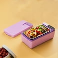 thumbnail image 1 of Yhmxh Home Appliances Home Accessoires Essentiels pour Appartement Boîte à Riz Chaude Bento Boîte en Acier Inoxydable Conteneur Intérieur Détachable Boîte à Lunch Isolée pour Camping en Plein Air Boîtes à Lunch Chauffantes, 1 of 7