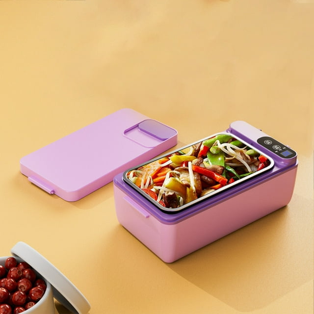 EGNMCR Kitchen Gadgets Home & Kitchen Kitchen Supplies Charging Hot Rice Box Bento Box Stainless Steel Detachable Inner Container Outdoor Camping Insulated Lunch Box Heated lunch boxs