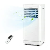 Costway 6000BTU (10000 BTU ASHRAE) Portable Air Conditioner with Dehumidifier & Fan Mode, up to 350 Sq.Ft