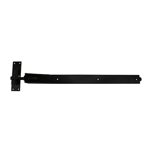 Timco - Pair of Adjustable Band & Hook on Plates - Black (Size 750mm - 2 Pieces)