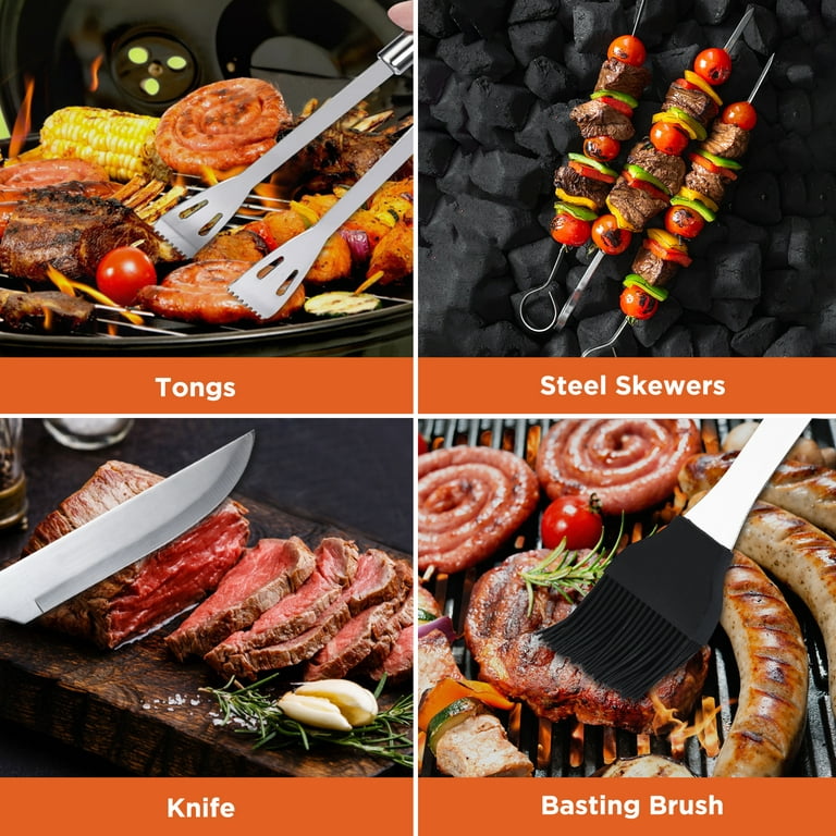 Commercial CHEF Stainless Steel BBQ Grilling Cooking Accessories