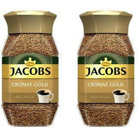 Jacobs Cronat Gold Instant Coffee 200 Gram / 7.05 Ounce (Pack of 2)