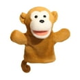 thumbnail image 2 of Marionetas de mano de peluche de animal para contar historias, herramienta de enseñanza realista, juguete de animal de peluche, guantes para enseñar, mono, 2 of 8