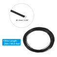 thumbnail image 2 of Unique Bargains 65.6 Feet Picture Hanging Wire, Coated Cable 304 Stainless Steel Rope Black 0.06' Dia., 2 of 6