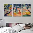 thumbnail image 3 of Nawypu  The Joy of Life 1906 Canvas Art Print Wall Decor by Henri Matisse -12''x16''X3 Panels, 3 of 4