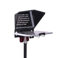 thumbnail image 1 of Telepromter Teleprompter Grabación de teléfono y DSLR Mini Teleprompter para Pad Tablet Soporte para teléfono inteligente portátil Cámara con soporte para teléfono Anillos adaptadores de lente ancha p Meterk Telepromter, 1 of 7