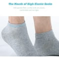 thumbnail image 5 of 5 Pairs Men's Toe Socks Cotton Low Cut, Breathable 5 Finger Socks for Men, 5 of 8