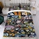 thumbnail image 4 of Felix Estético el Gato Conjunto de sábanas temático, trío de piezas, cómodo y amigable con la piel, diseño único, regalo de decoración para el hogar para familiares, amigos y fans,140cm *210cm, 4 of 6