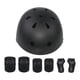 thumbnail image 3 of Juego de 7 cascos de bicicleta para niños, rodilleras, coderas, muñequeras y equipo de protección para patinaje. Negro, 3 of 9