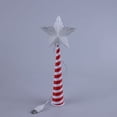 thumbnail image 3 of Baguette Pailletée à Rayures Rouges et Blanches à DEL, Étoile Lumineuse, Décoration pour Maison des Fêtes, Sapin de Noël, Fête, Déco, Cadeau pour Enfants, 3 of 6