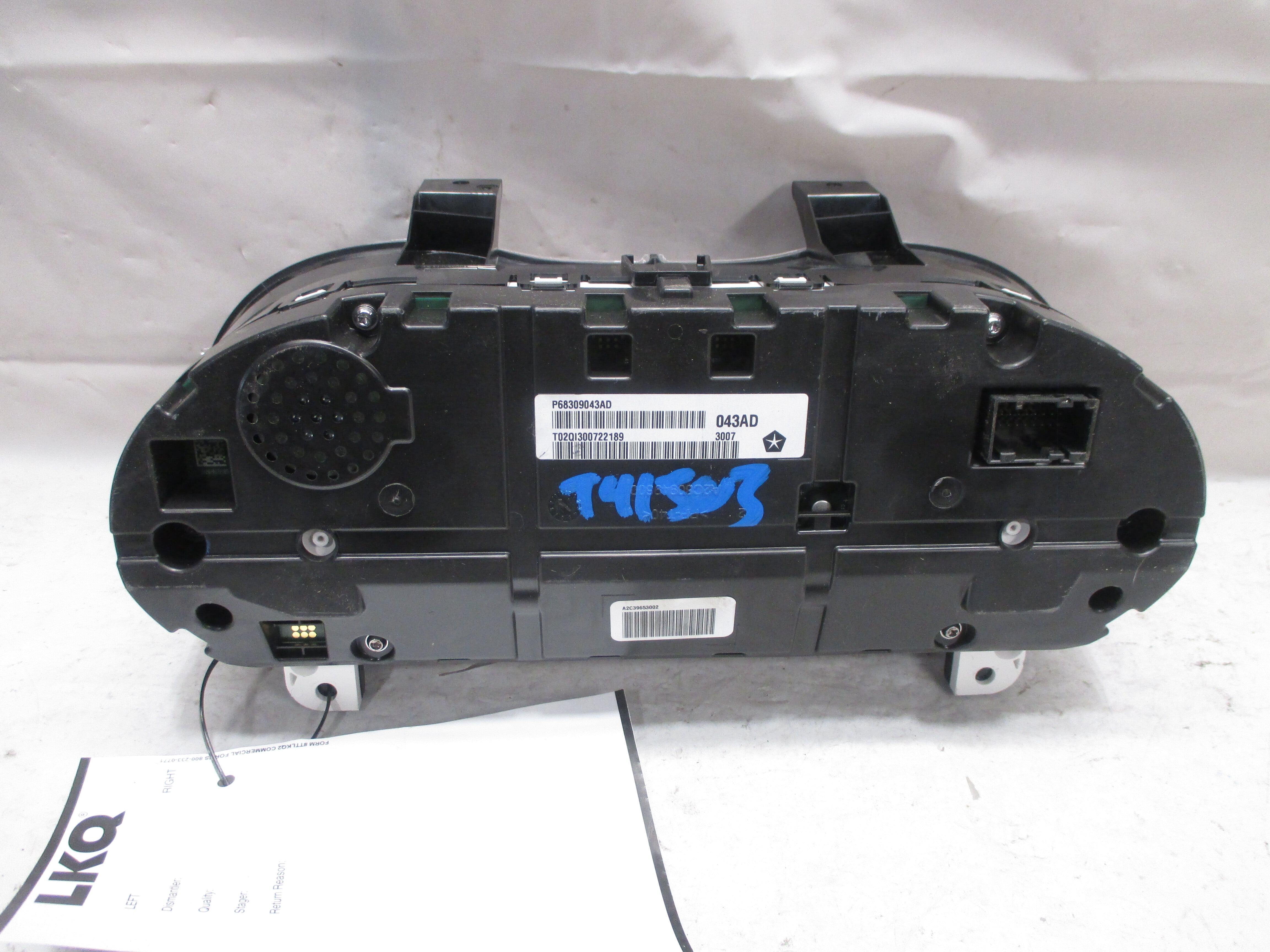 Pre-Owned 2017 2018 Jeep Cherokee Speedometer Speedo Cluster 46K OEM - Verify Specific Vehicle Fitment In Description - (Good)