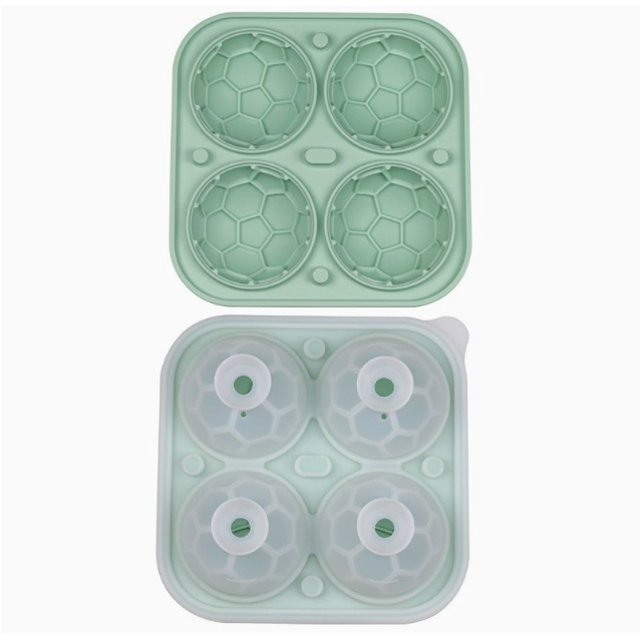 1 pieza de bandeja de hielo de silicona, molde de bola de hielo, bandeja de hielo de silicona, molde de cubitos de hielo, caja de Fabricación de hielo