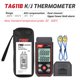 thumbnail image 2 of TA611B K/J Termómetro Termopar -200~1372 ℃/ -328~2501 ℉ Medidor de temperatura LCD digi TASI ensayador, 2 of 7