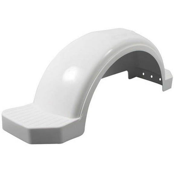 Fulton 508574 14\ White Plastic Fender Fulton 508574 14\ White Plastic Fender