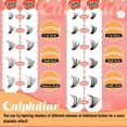 thumbnail image 4 of Eyelash Clusters Calphdiar Wispy Lash Lash 30 D+40 D+50 D+60 D 480 unidades, 4 of 7