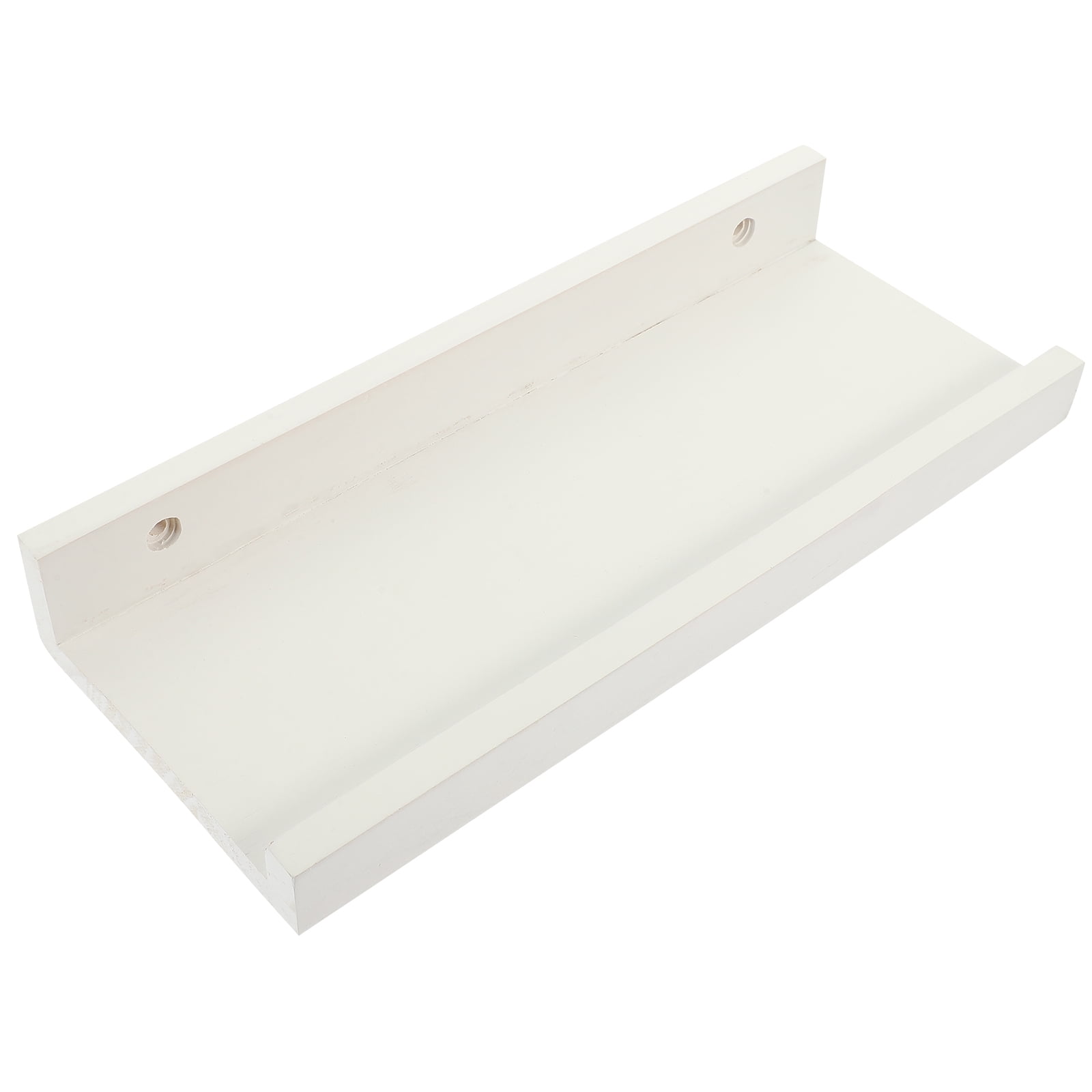 GOOHOCHY Small White Wall Shelf Ledge Farmhouse Style Floating Bookshelf for Home Decor and Organization