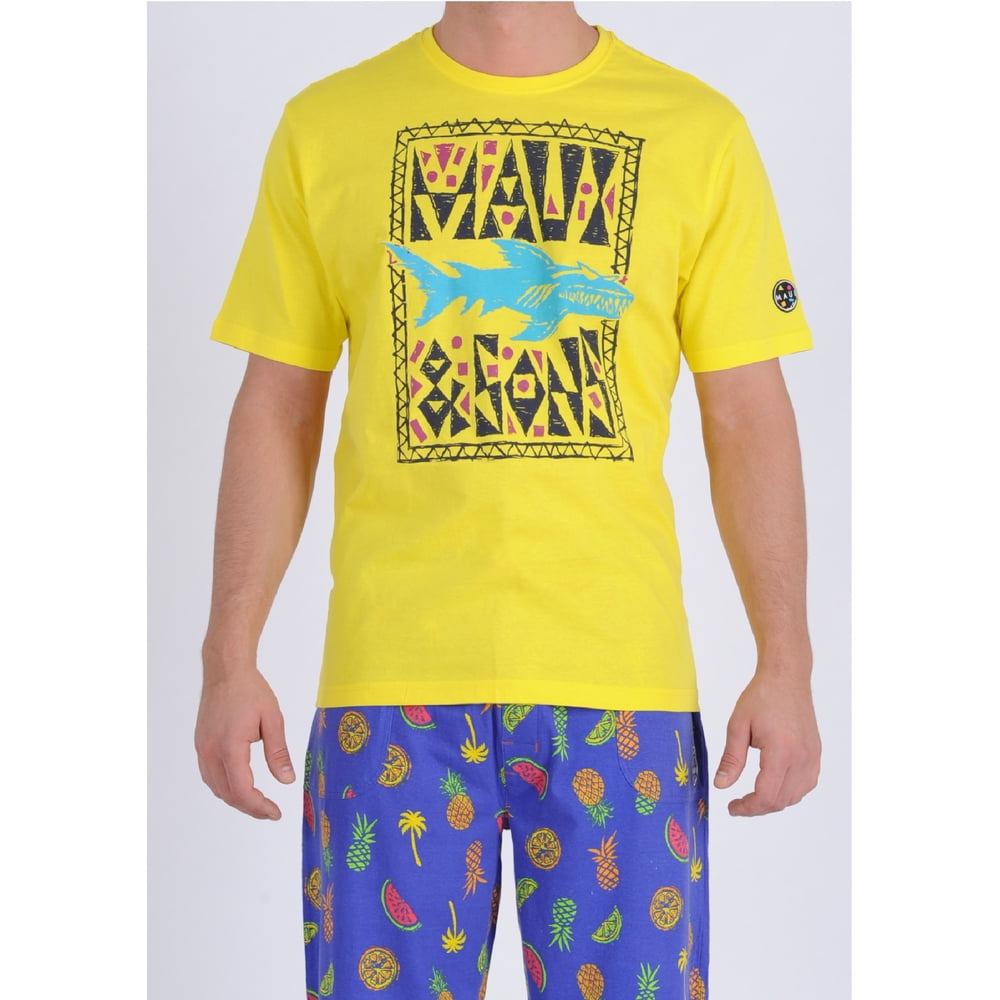 Crushed Short Sleeve Maui Crew Neck