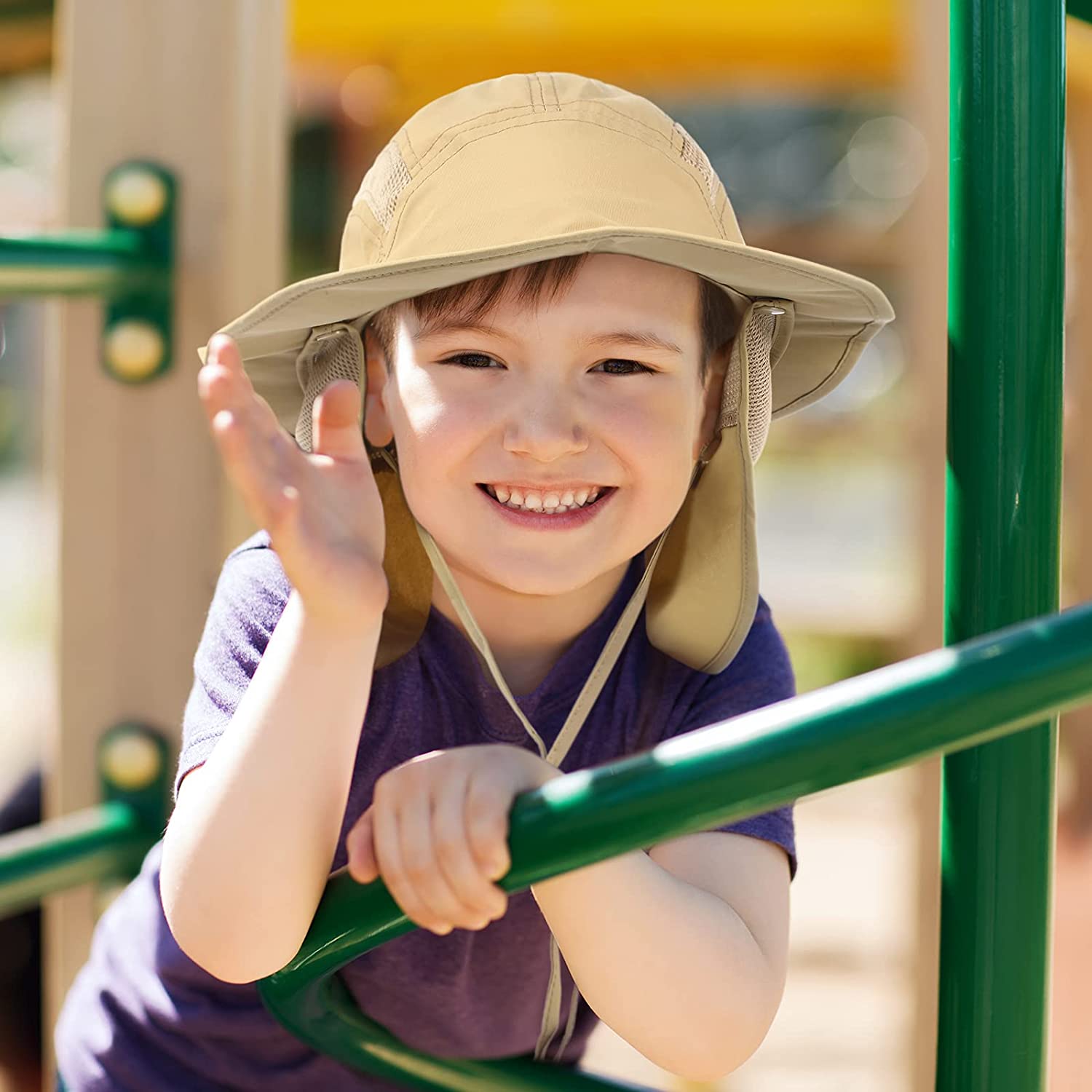 Kids Sun Flap Hat Summer Sun Protection 