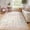 Pink, variant on Wonnitar 5'x7' Green Boho Area Rug,5x7ft Rugs for Bedroom Girls Nursery Area Rugs Soft Floral Playroom Rug, Machine Washable Pastel Rug Non Slip Floor Carpet for Large Living Room Bedroom Carpet