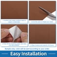 thumbnail image 7 of Unique Bargains Self Adhesive Leather Repair Patch Strong Stickiness Leather Repair Tape Faux Leather1 Pcs Coffee 39" x 53.9", 7 of 7
