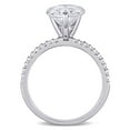 thumbnail image 4 of Everly Women's Moissanite 10K White Gold Engagement Ring, 4 of 7