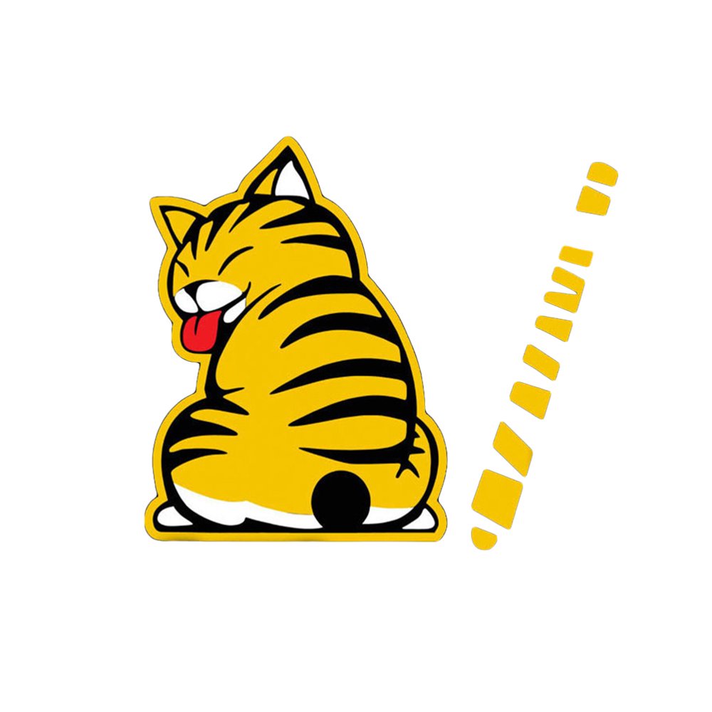 3D Car Stickers Cartoon Funny Cat Moving Tail Stickers 3D Car Stickers Cartoon Funny Cat Moving Tail Stickers