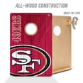 thumbnail image 6 of YouTheFan NFL San Francisco 49ers 2' x 3' Cornhole Game, 6 of 6