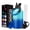 Green Blue Gradient, variant on 40 oz Insulated Water Bottle - Cold for 48H,Stainless Steel Water Bottle with Straw/Spout Lids,Leak-proof Insulated Water Flask for Workout Sports Gym