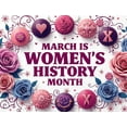 thumbnail image 5 of LUUFILx Women's History Month Celebration Banner Backdrop Decoration March Party Event Wall Background Supplies Photography Props, 5 of 8