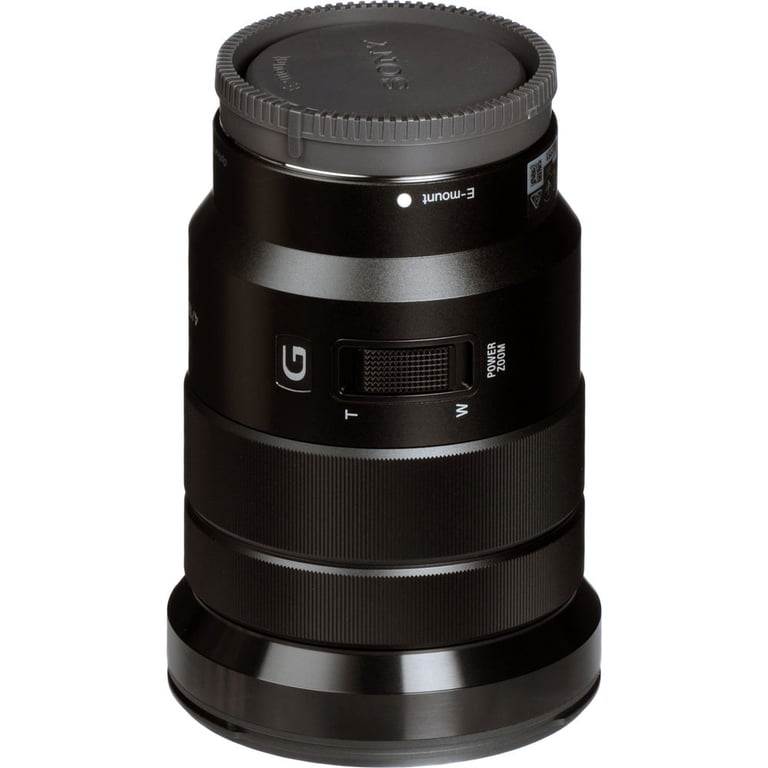 Sony E PZ 18-105mm f/4 G OSS Lens (SELP18105G) + Filter Kit + Cap