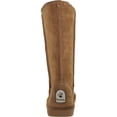 thumbnail image 3 of BEARPAW Women s Emma Tall Classic Suede Slip On Boots, Comfortable Winter Boots, Multiple Sizes 11 Hickory, 3 of 3