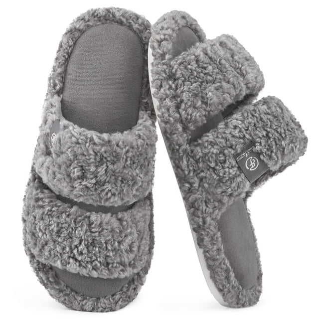 Zapatillas EverFoams con punta abierta para mujer, espuma viscoelástica suave