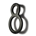 thumbnail image 3 of NACH Floating Mount Shadow House Address Number For Outside or Inside, Metal Modern House Numbers For Mailbox, Front Door, Maximum Rust Protection, Black Aluminum, 4 inch, Number 8, HH-SDW4-BLK-8, 3 of 5