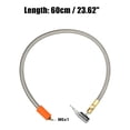 thumbnail image 3 of Adaptador de manguera de inflado de neum?ticos Flexible de 23,6 ", 1 Uds., mandril de aire de tama?o de rosca M6 con manguera para v?lvula de neum?tico est?ndar, rosca fina con v?lvula de liberaci?n de aire Unique Bargains mandriles para neumáticos de automóviles, 3 of 6