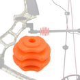 thumbnail image 2 of koolsoo Portable Compound Bow Stabilizer Ball Shock Absorber Shockproof Noise Orange, 2 of 9