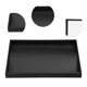 thumbnail image 3 of Bandeja de joyería apilable de cuero PU, bandeja para collares, bandeja organizadora de cajones para escaparate de collares, negro, 3 of 7