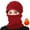Red, variant on iHPH7 One Piece Cold Scarf Hats Hat and Scarf Set for Women Winter Hats for Women Windproof Scarf Hats Hat with Scarf Attached Winter Scarf Hooded Scarf for Women Pink One Size