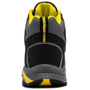 Larnmern Mens Steel Toe Slip Resistant Static Puncture Proof Work Boot