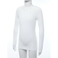 thumbnail image 3 of Sxiwei Kids Girls Fleece Lined Thermal Underwear Tops Long John Base Layer Gymnastics Ballet Dance Type A White S, 3 of 7