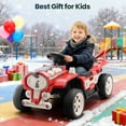 thumbnail image 6 of Funcid Ride on Train for Toddlers with Remote Control, Ride on Toys for Kids Ages 2-6, Electric Car for Kids with Music, Bluetooth, MP3 Player, Train Sound, Red, 6 of 10