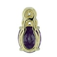 thumbnail image 2 of Carillon Amethyst February Birthstone Natural Gemstone Necklace Pendant 925 Sterling Silver Anniversary Jewelry | Yellow Gold Plated, 2 of 4