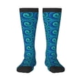 thumbnail image 2 of Picia Women Crew Soft Moisture-wicking Socks Snake Pattern Design Cotton Socks, One Size fit All, 2 of 9
