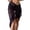 Black, variant on Women Sheer Wrap Knot Waist Skirt Cover Up Beach Bikini Shiny Swimsuit Wraps For Swimwear, XXL, Pink