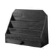 thumbnail image 5 of Soporte para tarjetas coleccionables, estante para , organizador rústico inclinado, portatarjetas para ferias de artesanía, vendedores, hogar Negro, 5 of 8