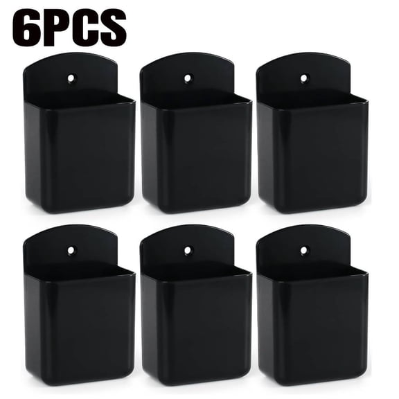 6 PACK Remote Control Holder Wall Mount, TV Remote Controller Holder - Self Adhesive Marker Holder Wall Mount Pen Holder Storage Organizer for Home Office