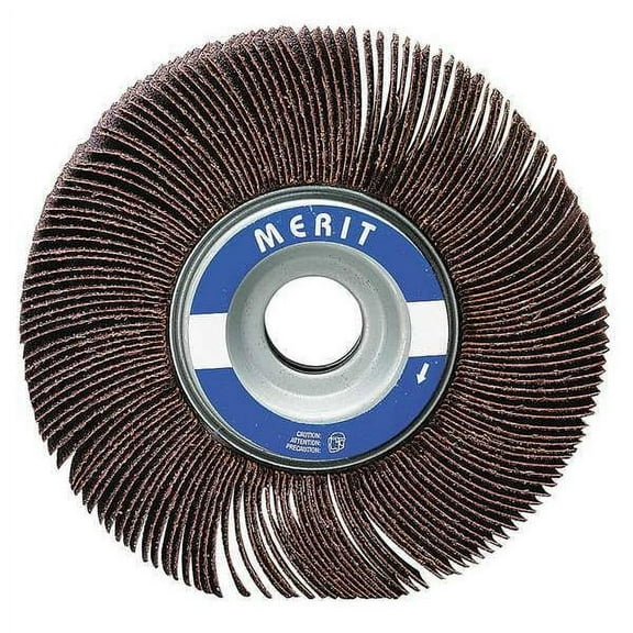 Merit Flap Wheel,3/4 in Dia,3/8 in W,P60 Grit 08834137560