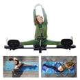thumbnail image 3 of ​​Adjustable Leg Stretcher with Handwheel,180° Max Stretching,Heavy Leg Stretcher Leg Split Machine,Safe Joint Protection Cushions for Home/Yoga/Fitness (Black, 100kg Capacity)​, 3 of 11