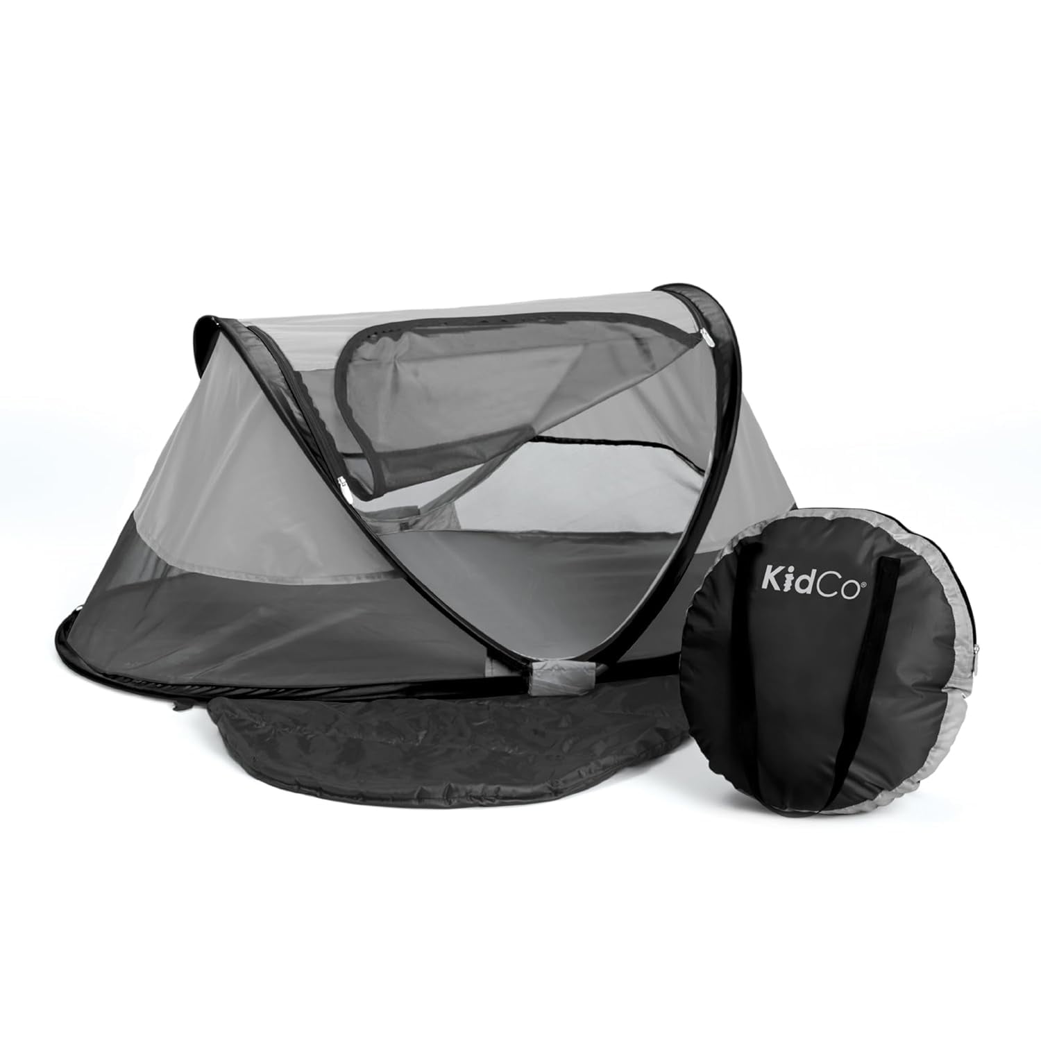 KidCo P3012 - Peapod Portable Foldable Mesh Toddler Travel Tent & Storage Bag, Play Tent, Ages 6 Months - 3 Years (Midnight)