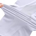 thumbnail image 4 of SeCaotees Men's Short‑Sleeve Muscle Tee Raglan Seam Crew Neck Stretchy Fabric Slim Fit Lightweight Breathable For Workout Gym Daily Tops White,S, 4 of 8